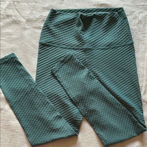 Born Primitive Sage Green Textured Leggings, Medium